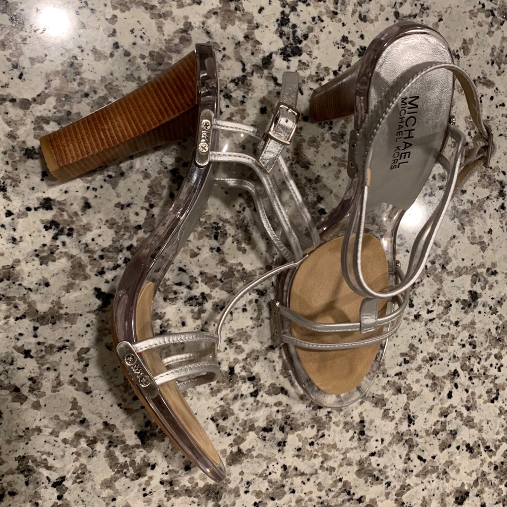 Clear MK heels